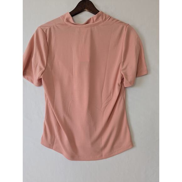 By Design Nordstrom Pink Rose V Neck Short Sleeves Top Size Small Modal New - Picture 3 of 8